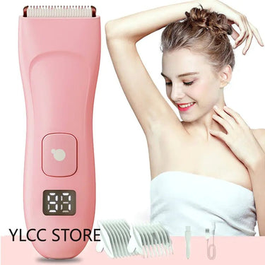 Waterproof Electric Bikini Trimmer for Women - Cordless Body Hair Shaver and Painless Epilator - Epic Trends and Gifts - Hair Clipper - Waterproof Electric Bikini Trimmer for Women - Cordless Body Hair Shaver and Painless Epilator for Legs - Epic Trends and Gifts - Hair Trimmer - Waterproof Electric Bikini Trimmer for Women - Cordless Body Hair Shaver and Painless Epilator for Legs